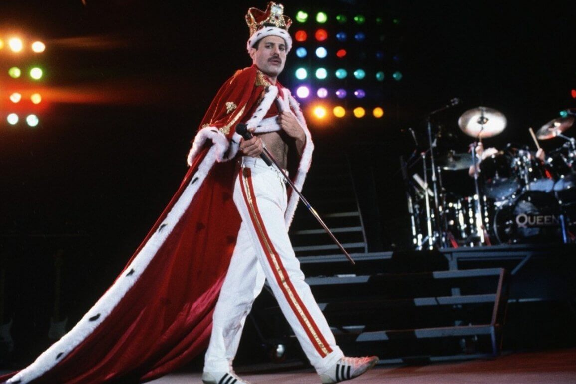 Freddie Mercury sur scène