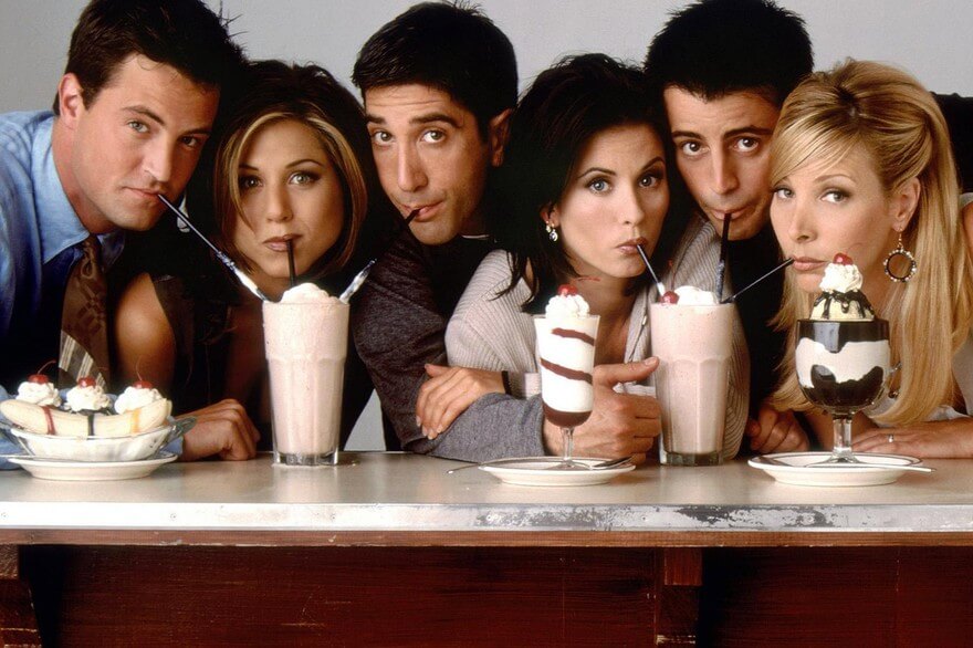Les acteurs principaux de la série Friends