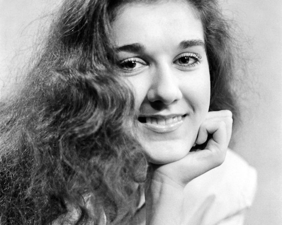 Portrait de Céline Dion à ses débuts, au début des années 80