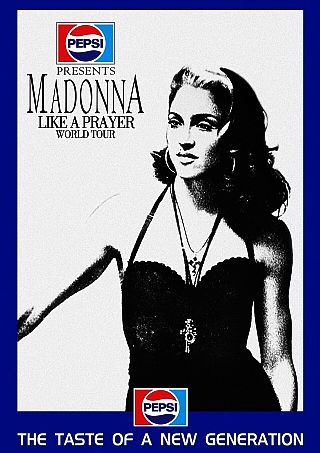 Publicité Pepsi Madonna Like a Prayer World Tour